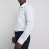 Stretch-skjorte med normal passform