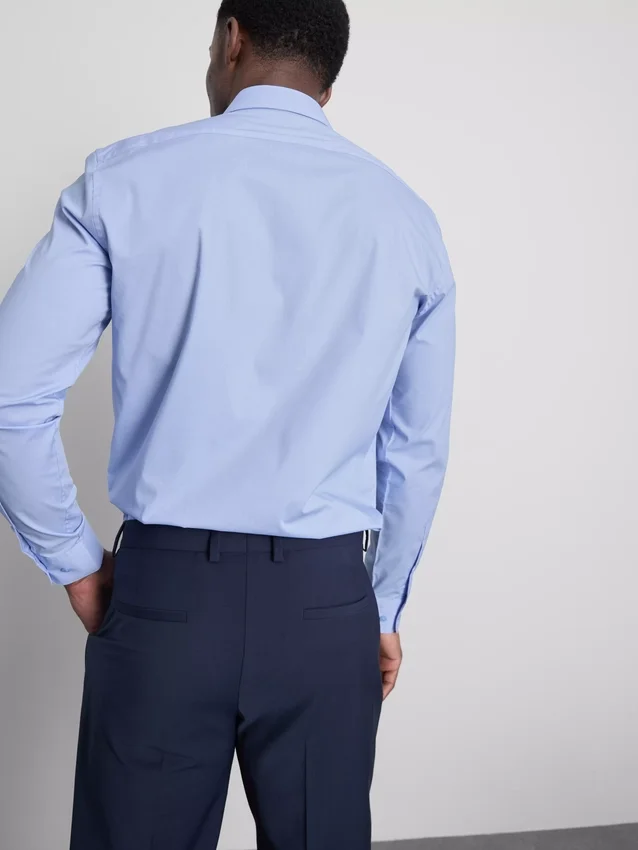 Stretch-skjorte med normal passform