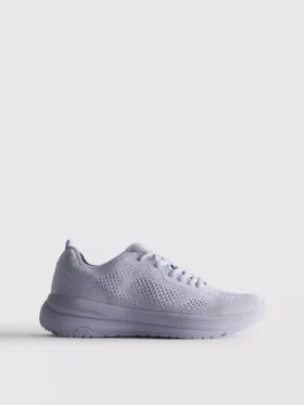Strikkede sneakers med snøring