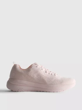 Strikkede sneakers med snøring