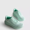 Strikkede sneakers med snøring