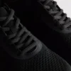 Strikkede sneakers med snøring