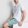 Strikket kort pyjamasett med shorts