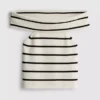 Strikket off-the-shoulder-genser