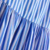 Stripet brodert maxikjole