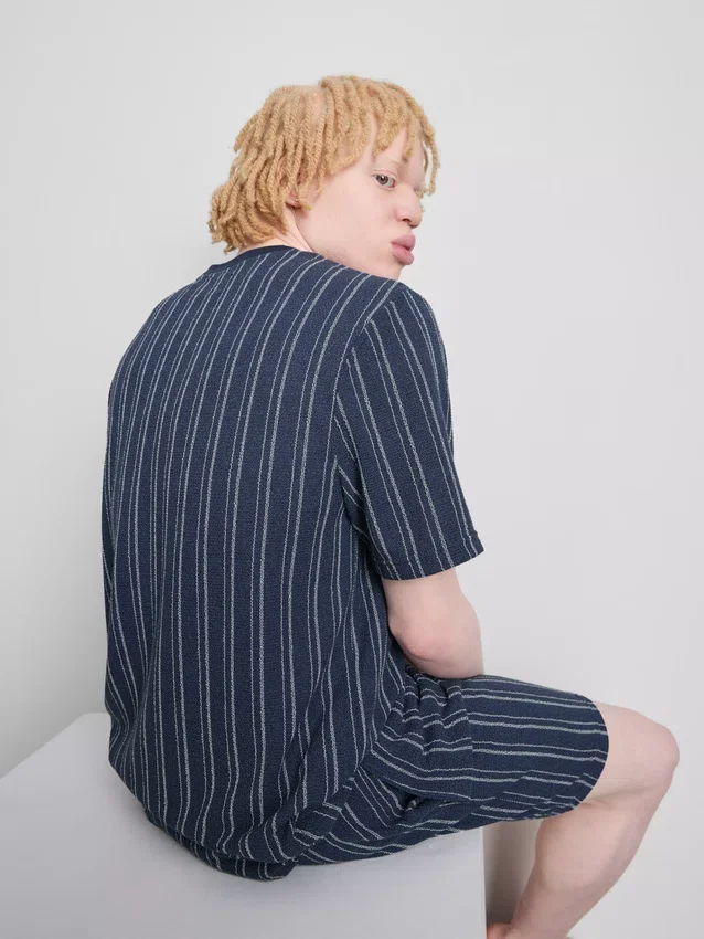 Stripet pysjamaser
