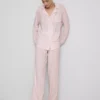 Stripet pysjamaser i jersey i boyfriend-stil
