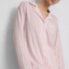 Stripet pysjamaser i jersey i boyfriend-stil