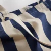 Stripet totebag i kanvas