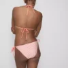 Stripet trekantet bikinitopp med sjøstjernemønster