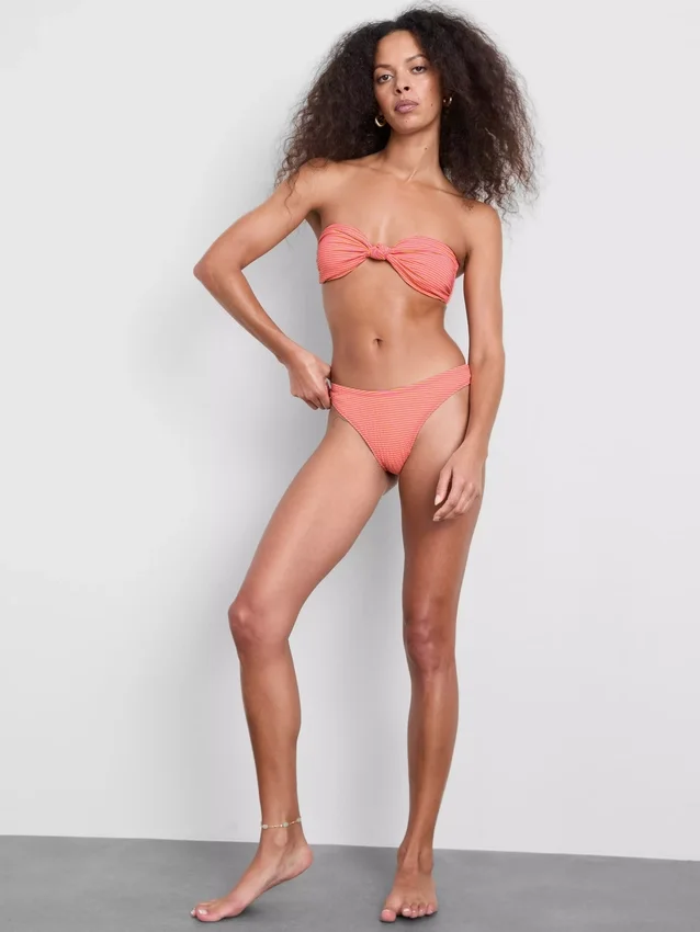Stripete brasilianske bikinibukser