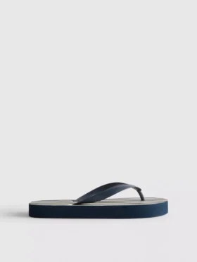 Stripete flatform-flip-flops