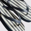 Stripete flatform-flip-flops