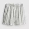 Stripete pysjamaser-shorts