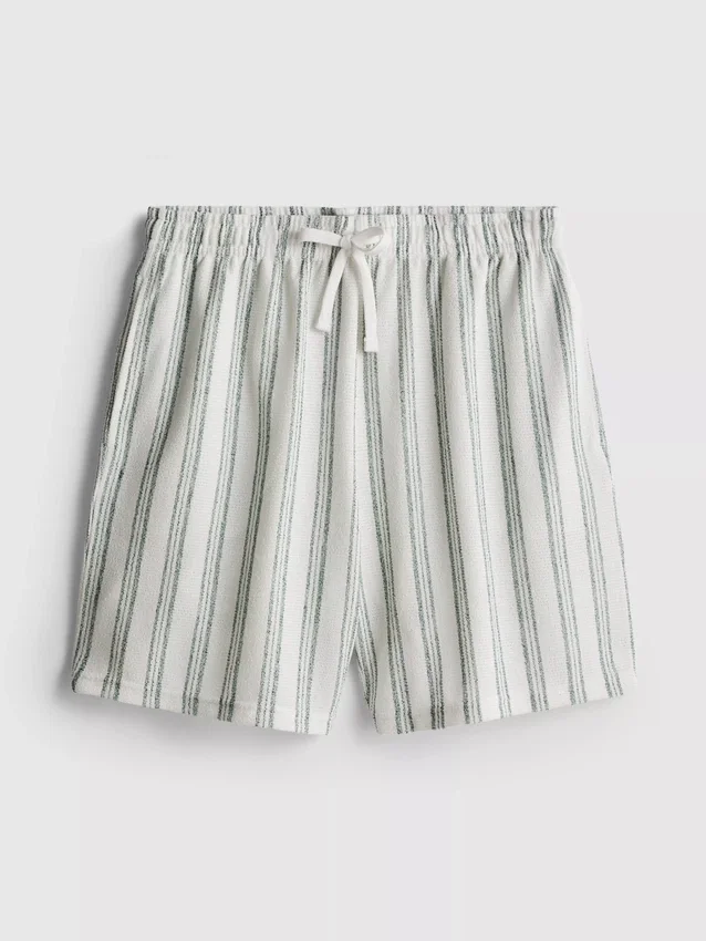 Stripete pysjamaser-shorts