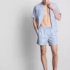 Stripete pysjamaser-shorts