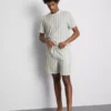 Stripete pysjamaser-shorts