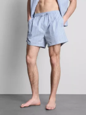 Stripete pysjamaser-shorts