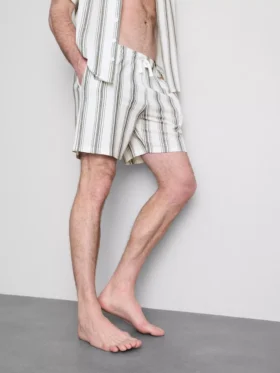 Stripete pysjamaser-shorts