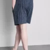 Stripete pysjamaser-shorts