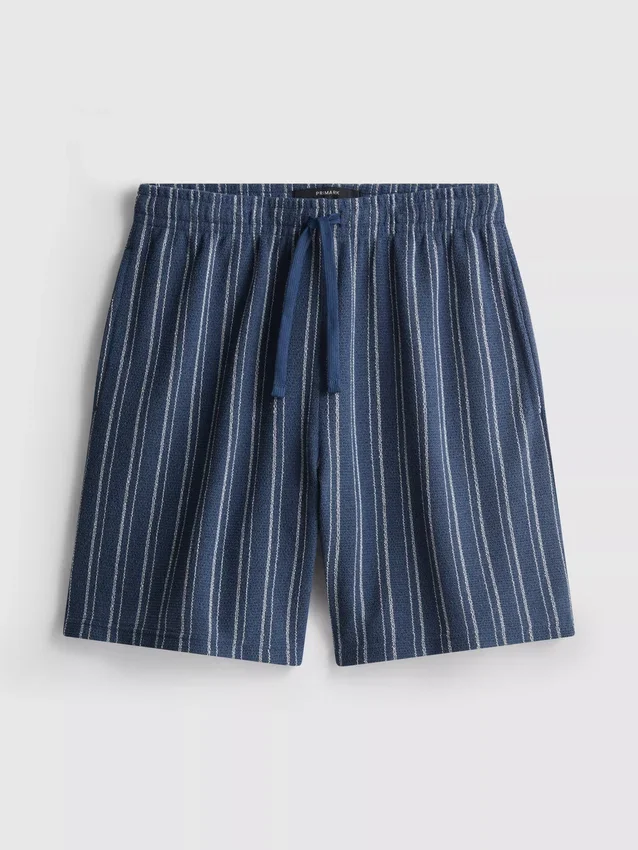 Stripete pysjamaser-shorts
