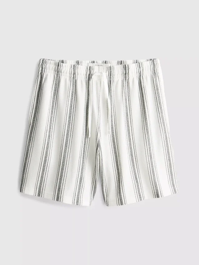 Stripete pysjamaser-shorts