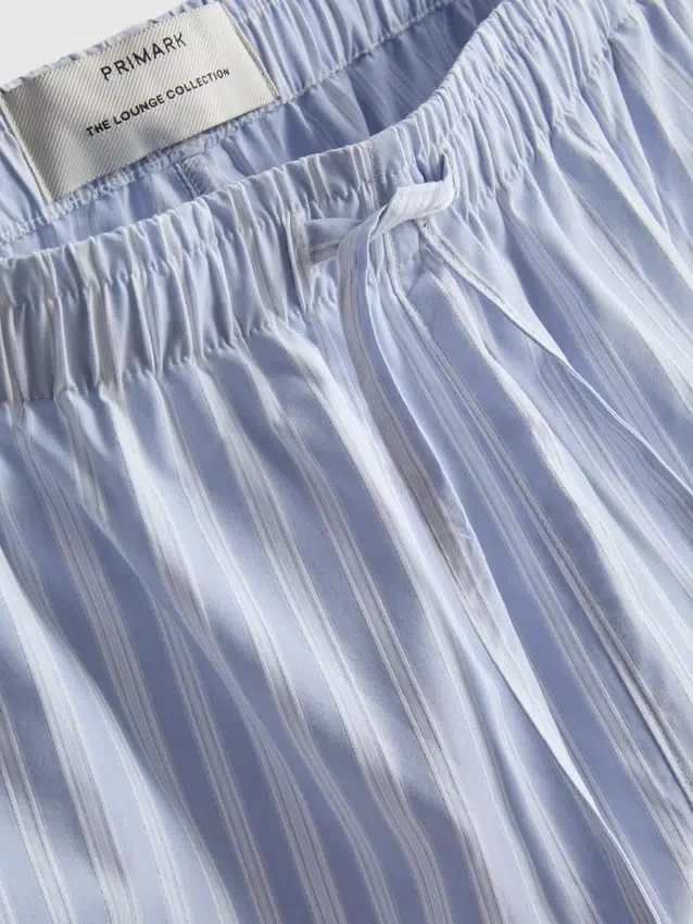 Stripete pysjamaser-shorts
