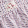 Stripete pysjamaser-shorts i bomull