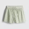 Stripete seersucker-shorts i bomull