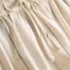 Stripete shorts i bomullsblanding