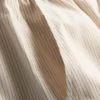 Stripete shorts i bomullspoplin