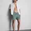 Stripete shorts i dekksstol-stil