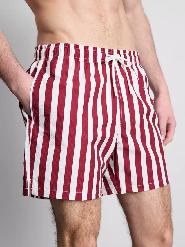 Stripete shorts i dekksstol-stil