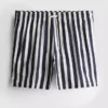 Stripete shorts i dekksstol-stil