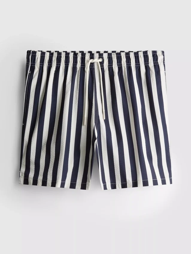 Stripete shorts i dekksstol-stil