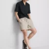Stripete shorts i linblanding