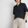 Stripete shorts i linblanding