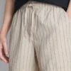 Stripete shorts i linblanding