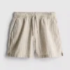 Stripete shorts i linblanding