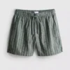 Stripete shorts i linblanding
