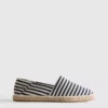 Stripete slip-on-espadriller