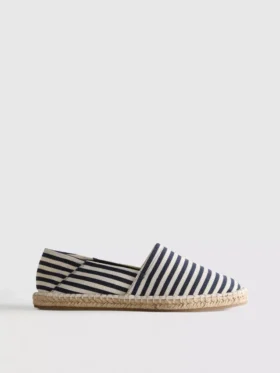 Stripete slip-on-espadriller