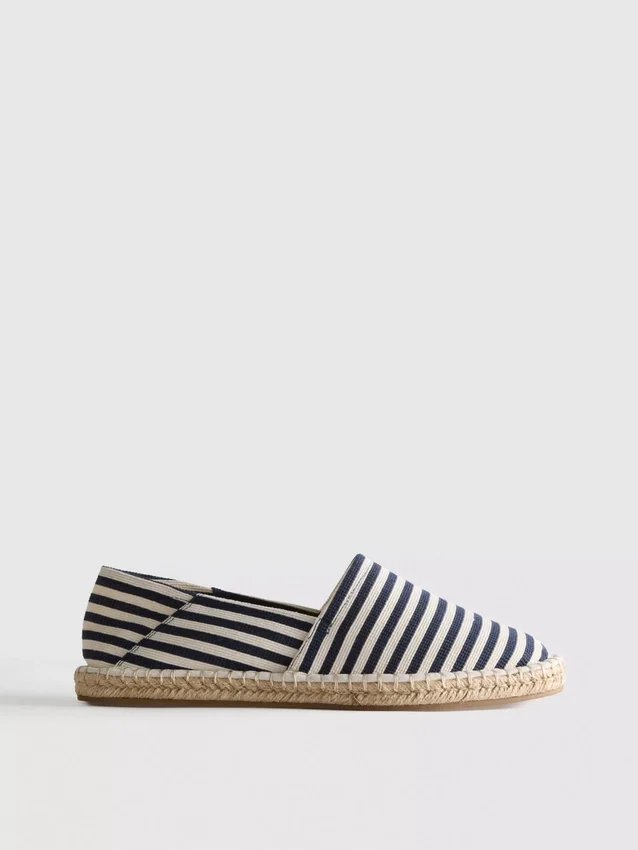 Stripete slip-on-espadriller
