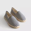 Stripete slip-on-espadriller
