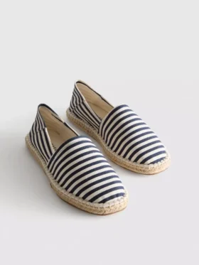 Stripete slip-on-espadriller