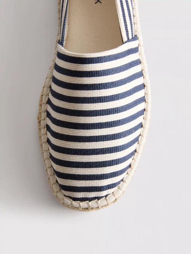 Stripete slip-on-espadriller