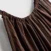 Strukturert halterneck-trapes-top