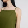 Strukturert lang cami-top