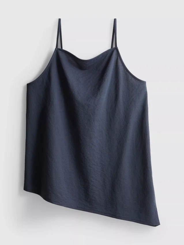 Strukturert lang cami-top