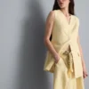 Strukturert lang vest
